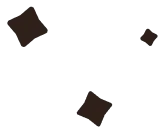 Cuatro destellos o brillos negros de forma irregular sobre fondo transparente.